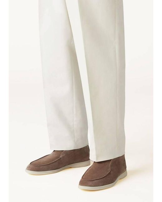 Loro Piana Brown Open Walk Round-Headed Boots for men