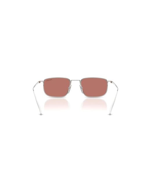 Prada Pink Square Frame Sunglasses for men