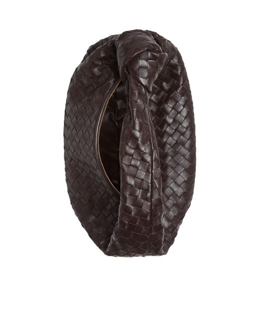 Bottega Veneta Brown Jodie Intrecciato Shoulder Bag