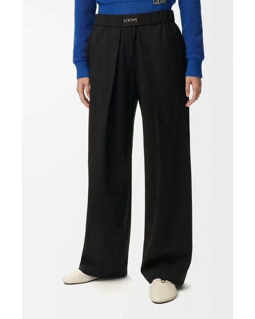 Loewe Black Elasticated Trousers