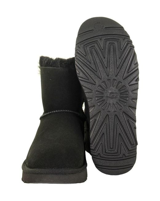 Ugg Black Mini Bailey Bow Ii Boots