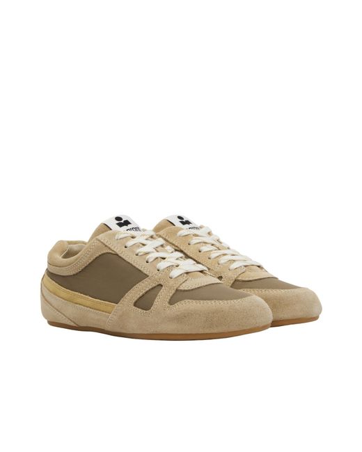 Isabel Marant Brown Sennyh Low Sneakers for men
