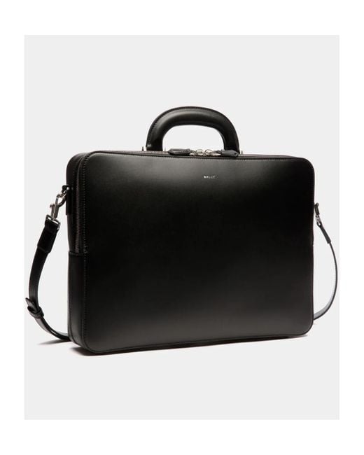Bally Black Logo Shoulder Bag for men