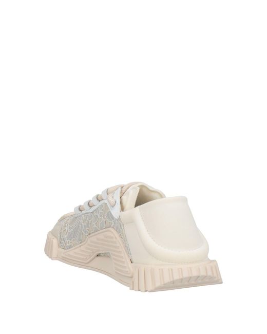 Dolce & Gabbana White Low-Top Trainers