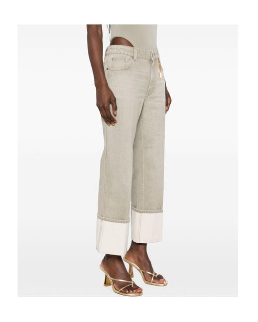 Stella McCartney Natural Belt Loop Jeans