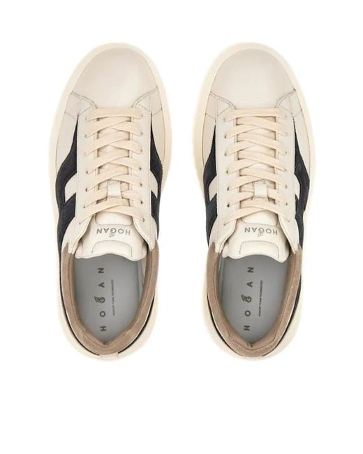 Hogan White Sneakers Leather for men