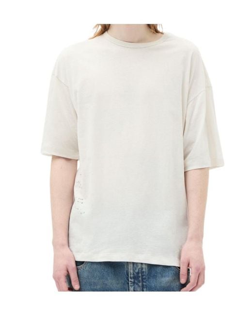 Ann Demeulemeester White Dieter Comfort T-Shirt for men