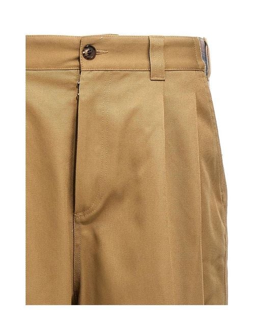 Maison Margiela Natural Pendleton Yoke Pants for men
