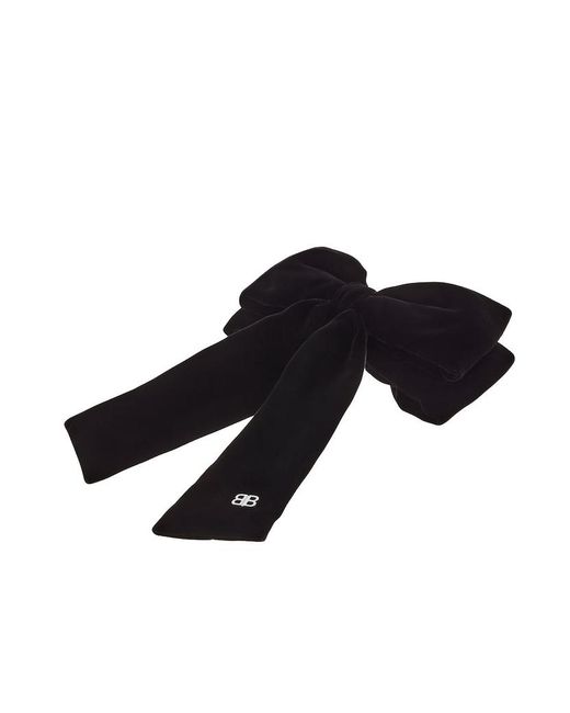 Balenciaga Black Bow Detailed Hair Clip