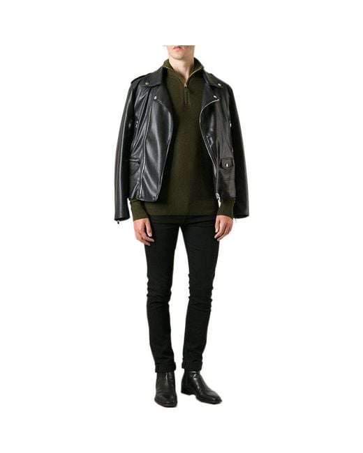 Burberry Green Vertical Collar Zipper Sweater for men