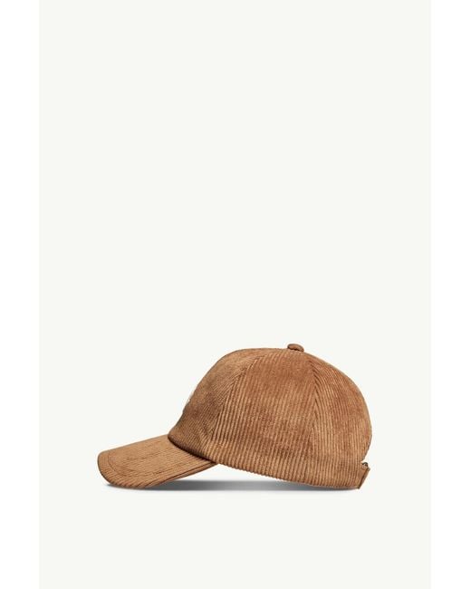 Moncler Brown Logo Patch Baseball Cap