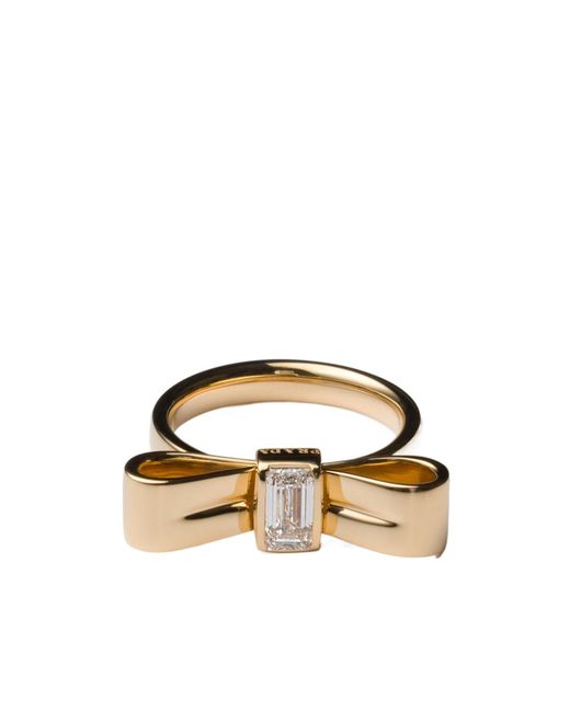 Prada Metallic Eternal Bow Ring