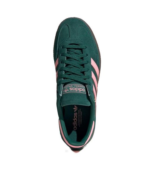 Adidas Originals Green Handball Spezial Lace-Up Sneakers