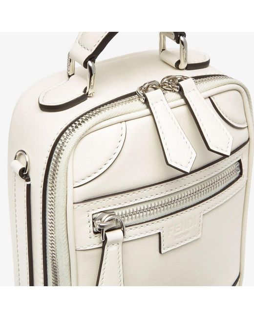 Fendi White Travel Mini Crossbody Bag for men