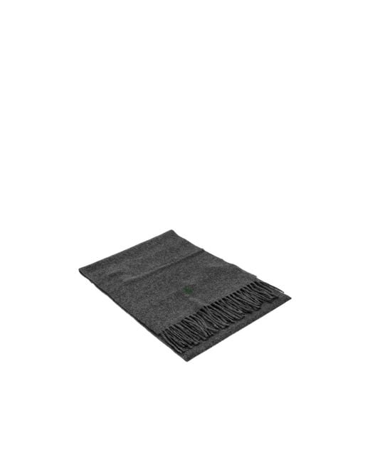 Polo Ralph Lauren Gray Pony Tassel Scarf for men
