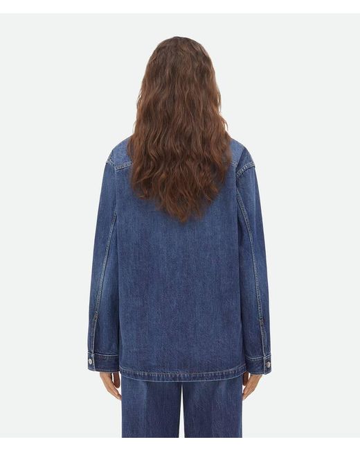 Bottega Veneta Blue Washed Denim Jacket