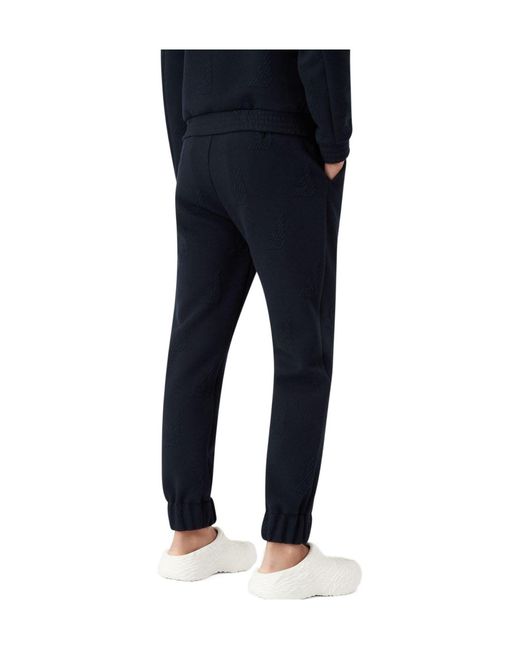Emporio Armani Blue Jogger Trousers for men