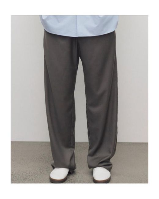 The Row Gray Elasticated-Waistband Ari Pants for men