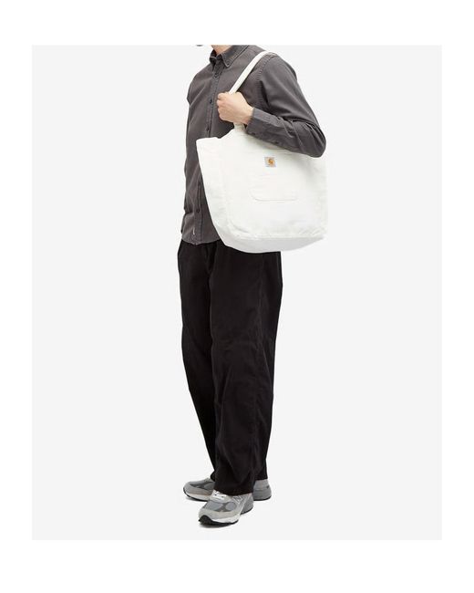 Carhartt White Double Handle Shoulder Bag for men