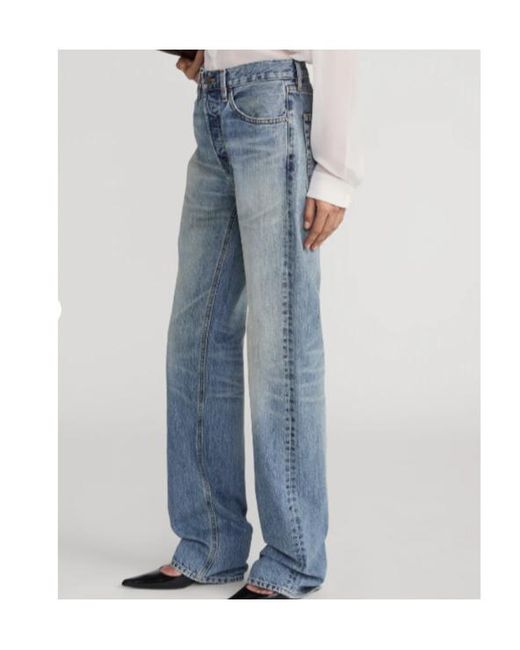 FRAME Blue The Stack Jeans