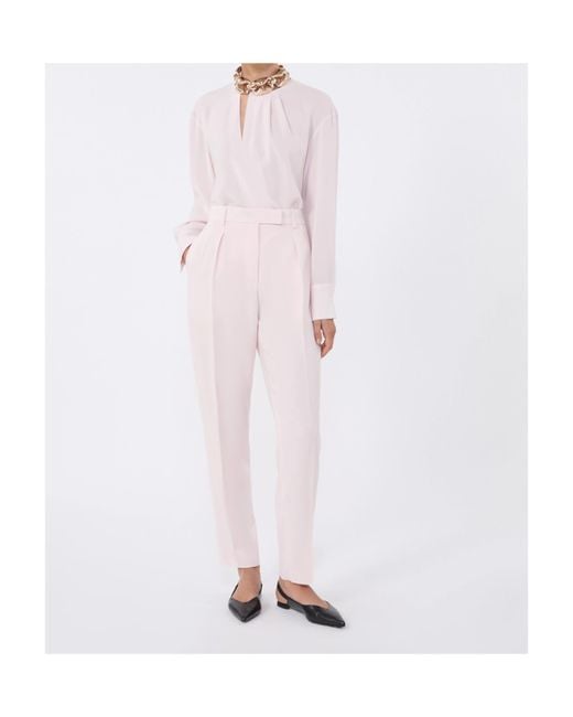 Max Mara Pink Crew Neck Shirt