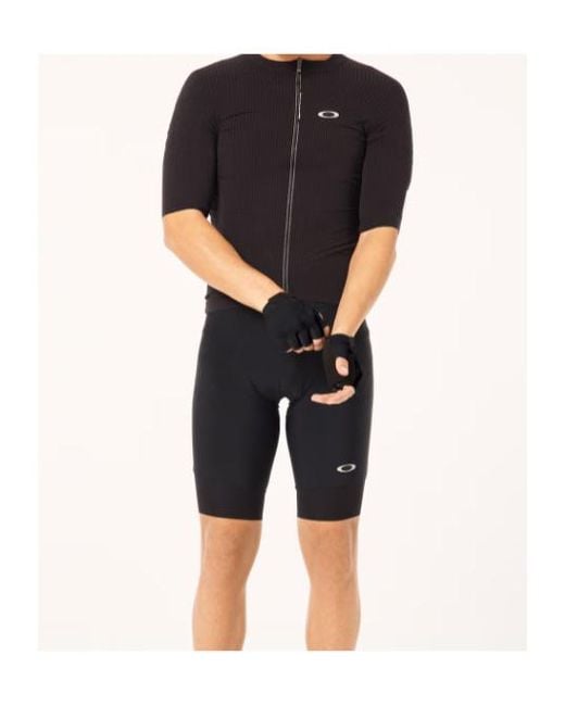 Oakley Black Gridskin Pinstripe Top for men