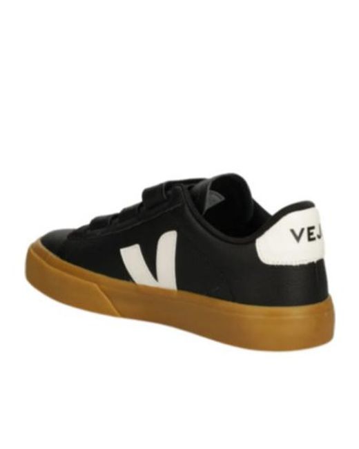 Veja Black Reclife Logo Sneakers