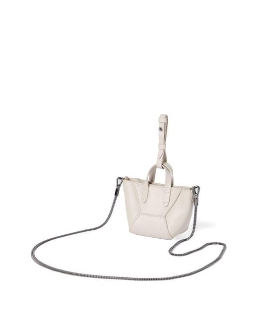 Brunello Cucinelli White Bc Duo Mini Bag