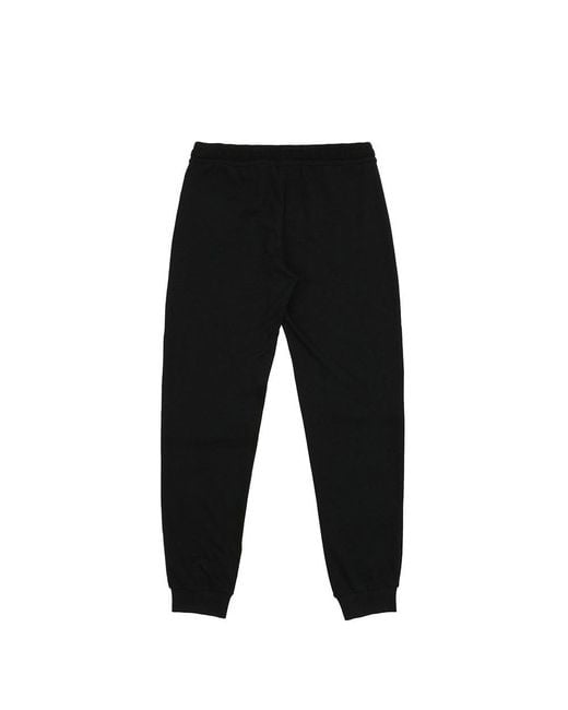 EA7 Black Logo Printed Sweatpants