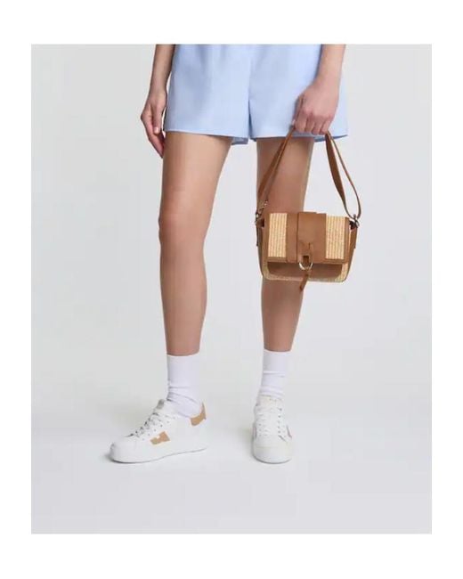Hogan White H705 Leather Sneakers