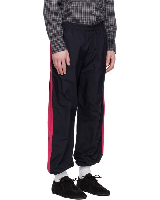 GIMAGUAS Black Elastic Waist Casual Pants for men