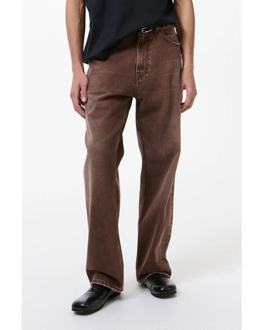 Our Legacy Brown Third Cut Jeans for men
