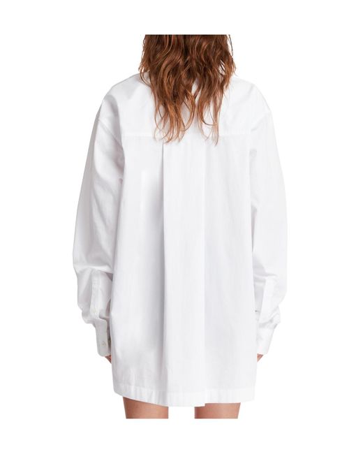 Dries Van Noten White Long-Sleeved Shirt