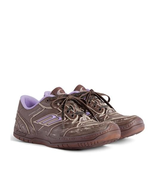 Balenciaga Brown Hamptons Medium Worn-Out Sneakers