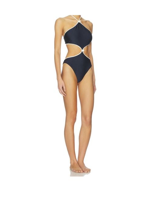 Cult Gaia Blue One-Piece Swimsuit