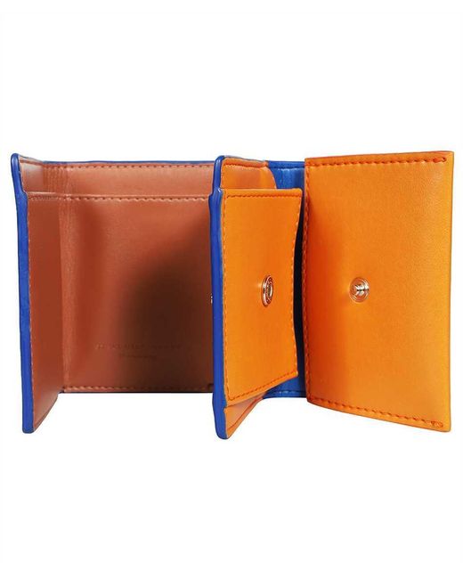 Stella McCartney Blue Logo Wallet