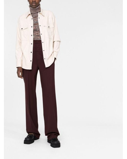 Isabel Marant Natural Lapel Long-Sleeved Shirt