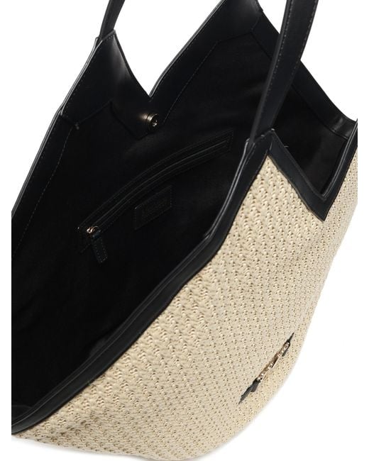 【MAX MARA】LUIGIBEACH TOTE BAG Max Mara Luigi leather-trimmed raffia tote bag Max Mara