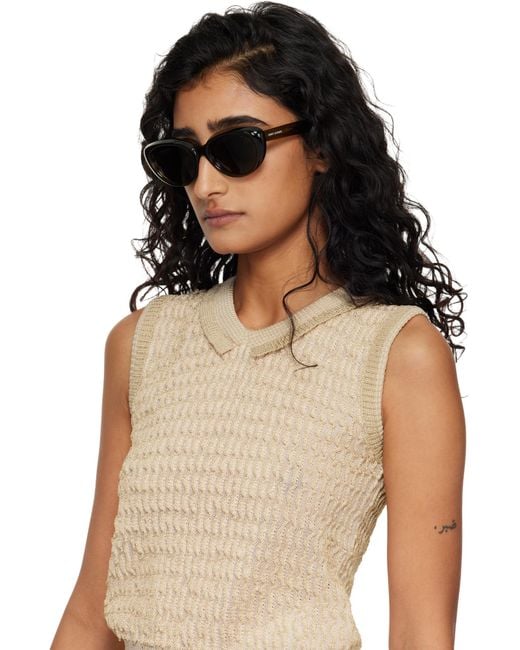 Saint Laurent Multicolor Eyewear Cat-Eye Frame Sunglasses