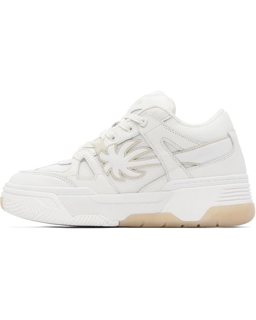 Palm Angels White Palm Skate Sneakers for men