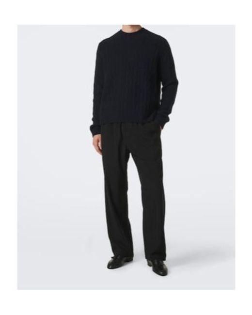 The Row Blue Nanni Cable-Knit Cashmere Sweater for men