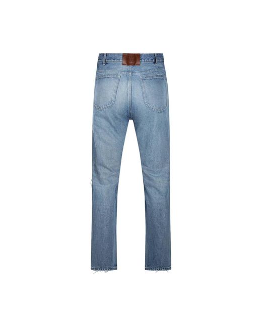Céline Blue Ripped Jeans for men