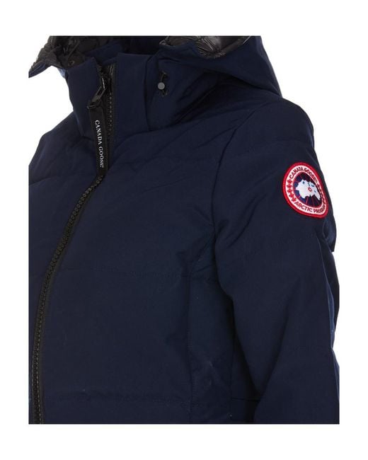 Canada Goose Blue Chelsea Front-Zip Hooded Parka