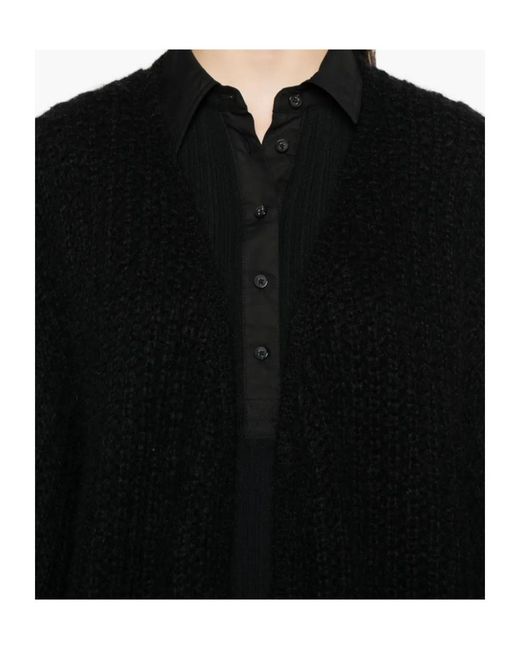 Totême Black Totême Puffed Cardigan