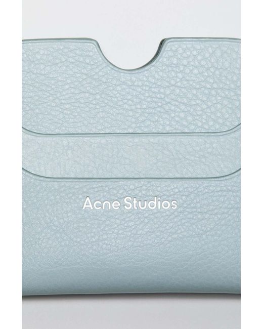 Acne Blue Five-Pocket Card Holder