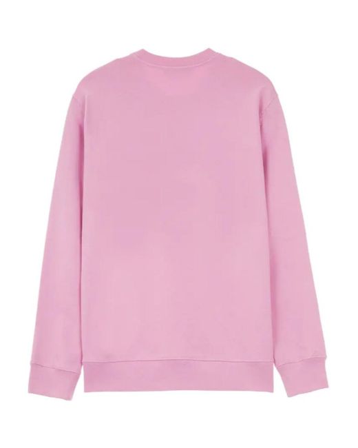 MSGM Pink Logo Printed Hoodie