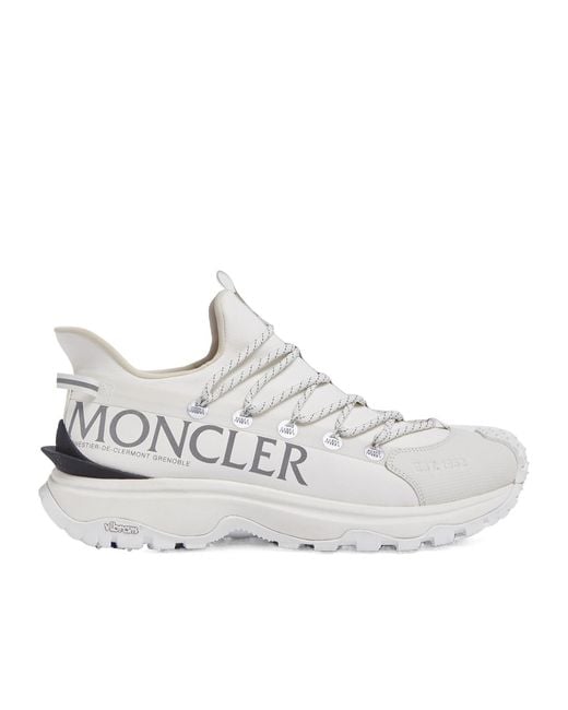 Moncler White Trailgrip Lite 2 Trainers for men