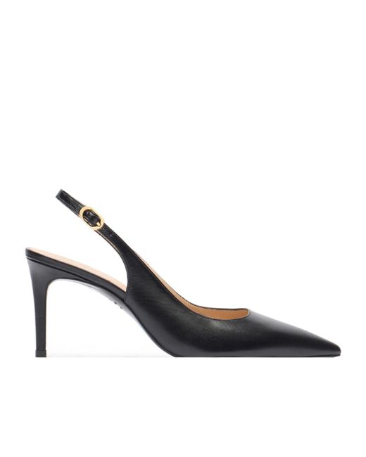 Stuart Weitzman Black Power Slingback Pumps