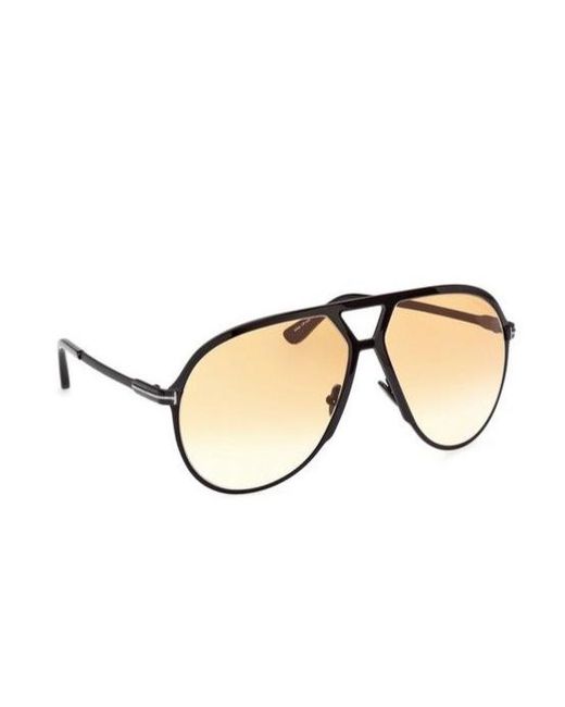 Tom Ford Metallic Eyewear Aviator Frame Sunglasses for men