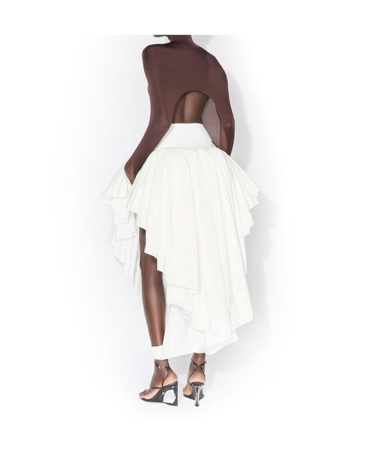 Alaïa Purple Alaïa Second-Skin Tension Top